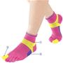 (1)足首を支えブレを防ぐ (2)土踏まずを持ち上げ足裏アーチを整える (3)つま先が動きやすくつまずき予防に!
