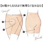 (1)足口・ウエストはゴム不使用だから、くい込みにくく快適。足口はフリーなカッティング仕様。(2)フラット縫製で、肌あたりも快適(3)前身当て布付き 身生地2重で透けを防ぎほどよくお腹を整える(4)一枚ばきOK!マチ裏は綿混素材。アウターにひびきにくい丸マチ仕様