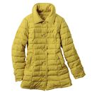 【SALE】 薄軽ファイバーダウンコート レディース
