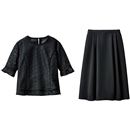 【SALE】 ブラックフォーマル2点セット レディース - セシール
