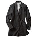 【SALE】 とろみロングジャケット レディース - セシール