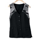 【SALE】 二越ちりめんベスト レディース - セシール