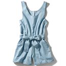 【SALE】 サロペットパンツ(共布ベルト付) レディース
