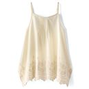 【SALE】 スカラップ刺しゅうキャミチュニック レディース - セシール