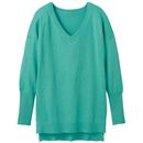 【SALE】 Vネックロングニット レディース