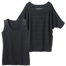 【SALE】 アンサンブル(ドルマンニット+タンクトップ) レディース