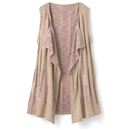 【SALE】 かすり調ジレ レディース