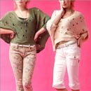 【SALE】 ダメージニットトップス ANITA ARENBERG レディース