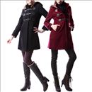 【SALE】 ファー付きダッフルコート(ETHIQUE) レディース