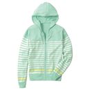 【SALE】 ジップアップニットパーカ レディース