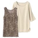 【SALE】 アンサンブル(プルオーバー+タンクトップ) レディース