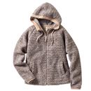 【SALE】 ボア使いジップパーカ レディース