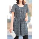 【SALE】 シフォン使いチュニック(共布リボンベルト付き) レディース