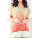 【SALE】 2点セット(グラデーションプルオーバー+タンク) レディース - セシール