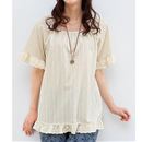 【SALE】 スカラップ刺しゅうチュニック レディース