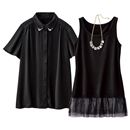 3点セット(ブラウス+タンクトップ+ネックレス) レディース