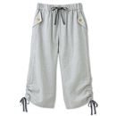 【SALE】 裾シャーリングパンツ レディース - セシール