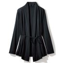 【SALE】 トッパーカーディガン(リボンベルト付き) レディース