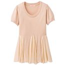 【SALE】 シフォン使いペプラムニット レディース - セシール