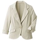 【SALE】 カットソーコンパクトジャケット レディース - セシール