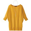 【SALE】 ネックレス付きドルマンニット レディース - セシール