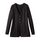 【SALE】 シフォン使いニットカーディガン レディース - セシール