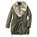【SALE】 リアルファー付きモッズコート レディース - セシール
