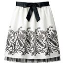 【SALE】 パネルプリントスカート レディース - セシール