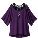 【SALE】 ネックレス付きトップ&タンクトップ レディース - セシール