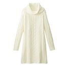 【SALE】 ケーブル編みニットワンピース レディース - セシール