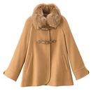 【SALE】 リアルファー付きビット使いコート レディース - セシール