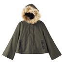 【SALE】 ライナー付きポンチョ風モッズジャケット レディース - セシール