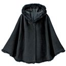 【SALE】 ファー使いケープジャケット レディース - セシール