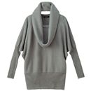 【SALE】 スヌード付きドルマンニット レディース - セシール