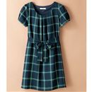 【SALE】 チェックプリントワンピース レディース - セシール