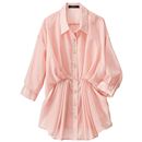 【SALE】 タックドレープシャツブラウス レディース - セシール