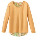 【SALE】 バックプリント使いニット レディース - セシール