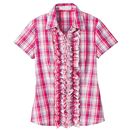 【SALE】 チェックシャツブラウス レディース - セシール