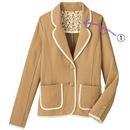 【SALE】 カットソージャケット レディース - セシール