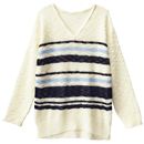 【SALE】 ジャカードニット レディース - セシール