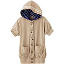【SALE】 多ボタン使いパーカ レディース