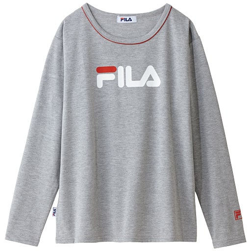 45%OFF【レディース】 クルーネックプリントTシャツ(FILA) - セシール