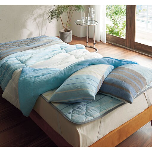 洗いざらし綿の枕カバー(同色2枚組) - セシール