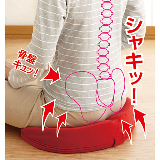 勝野式座るだけで骨盤キュッとクッション - セシール
