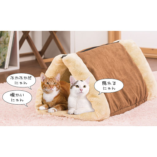<セシール> ネコうっとりハウス <サイズ>F