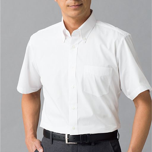 【メンズ】 形態安定衿型バリエーションYシャツ(半袖) - セシール