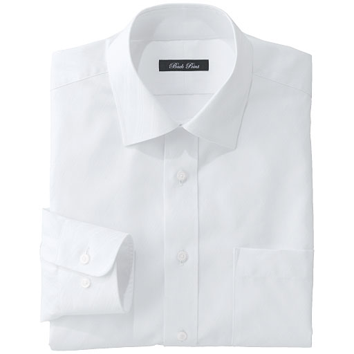 【メンズ】 ジャカード織り形態安定Yシャツ - セシール