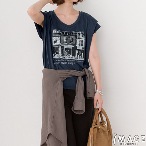 【レディース】 フォトプリントTシャツ