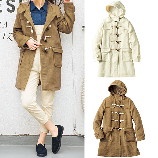 【ティーンズ】 ロングダッフルコート