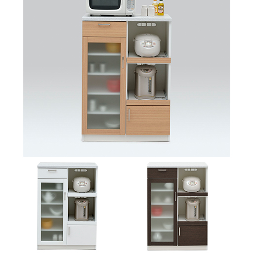 家電収納ミドルキャビネット - セシール